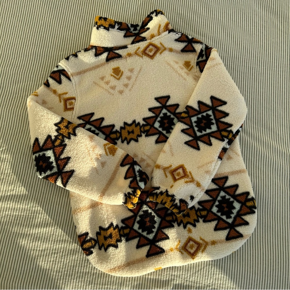 Aztec Patterned Cream Sweater - Picture 4 of 7
